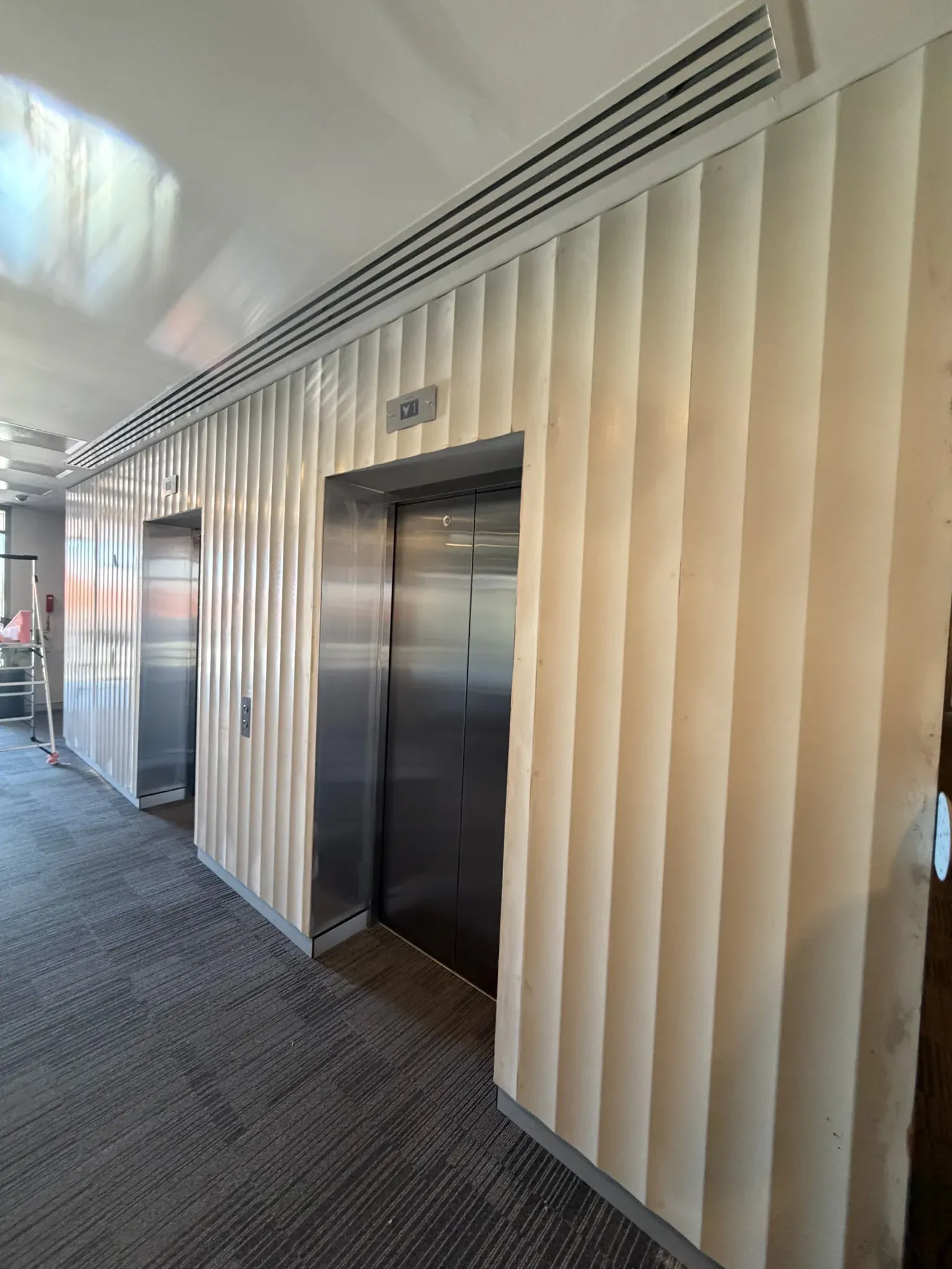 Lift lobby, before