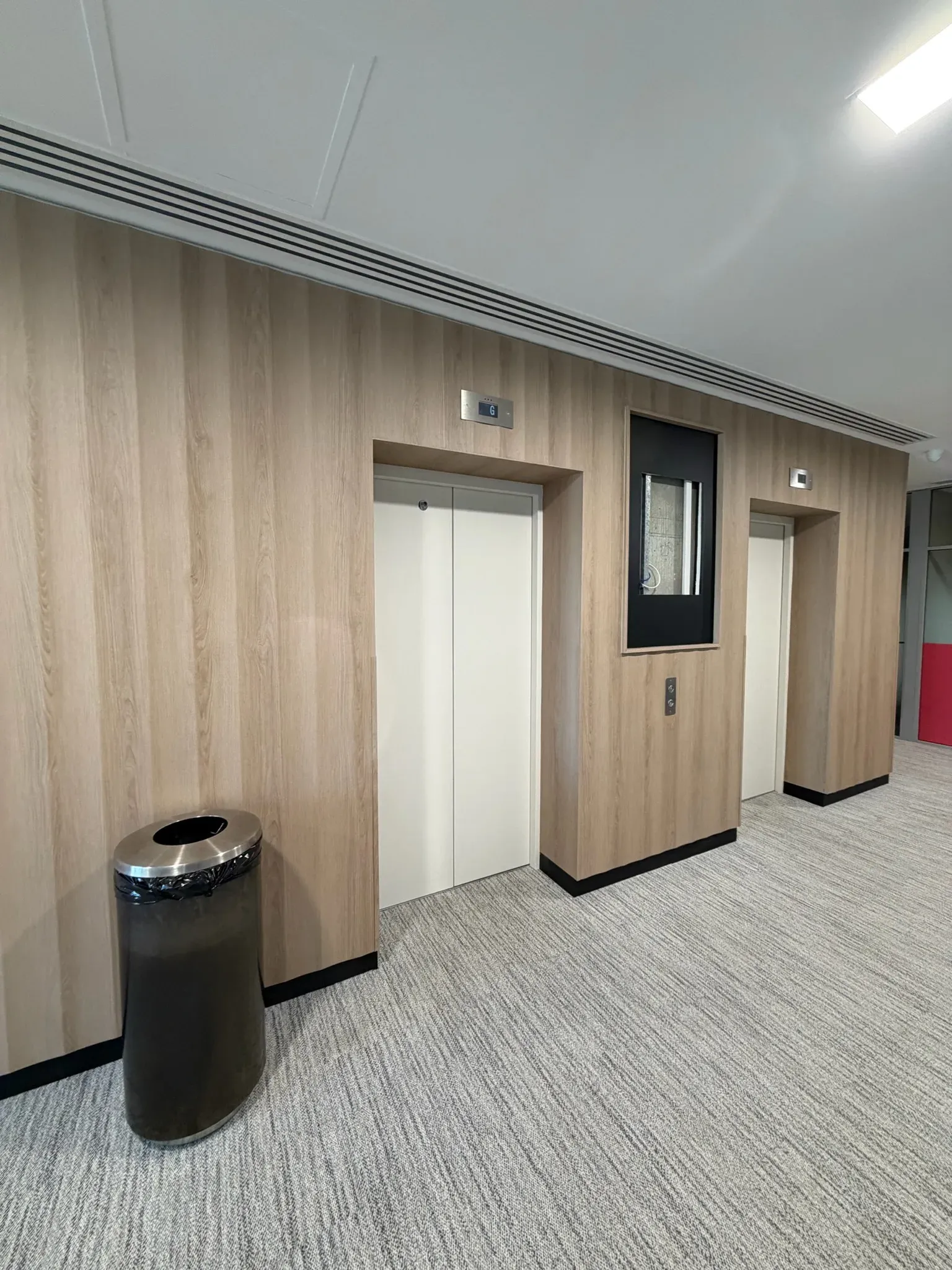 Lift lobby, after